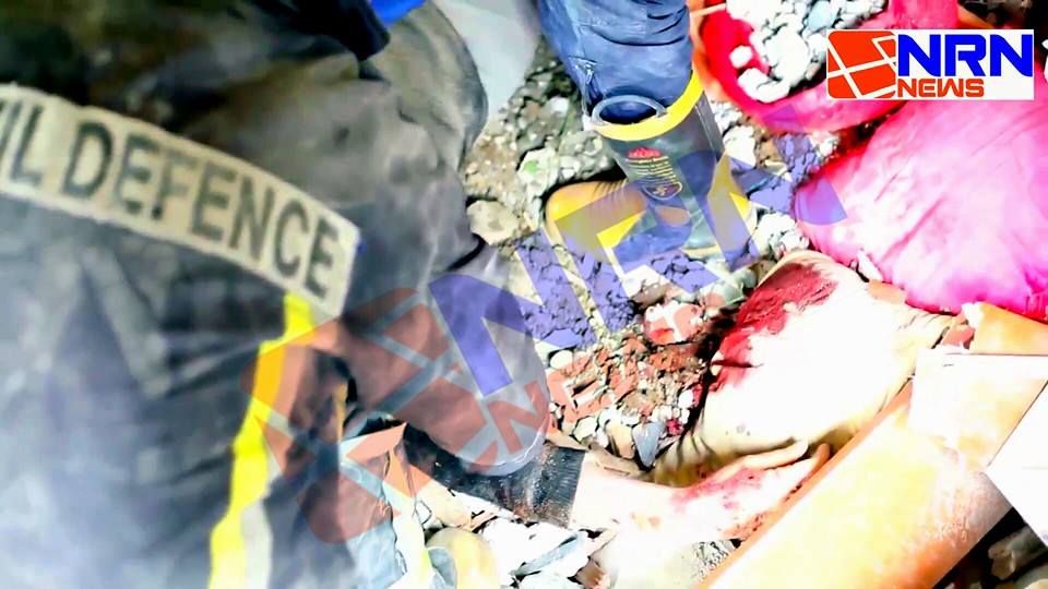 A civilian victim of a Coalition strike January 11 2016, which targeted millions of dollars in a daesh-controlled bank (via NRN News)