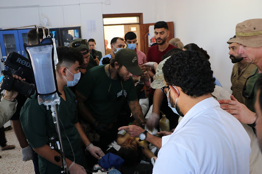 A child died of his injuries sustained as a result of a Turkey or pro-Turkey militants shelling on Ain Issa on October 16th, 2020. (via ANHA)