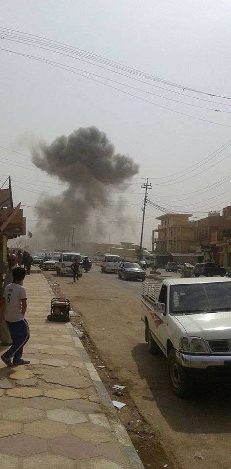 Reported Coalition strike on Ar Rutbah, Sept 14 2015 (via Rutbah News)