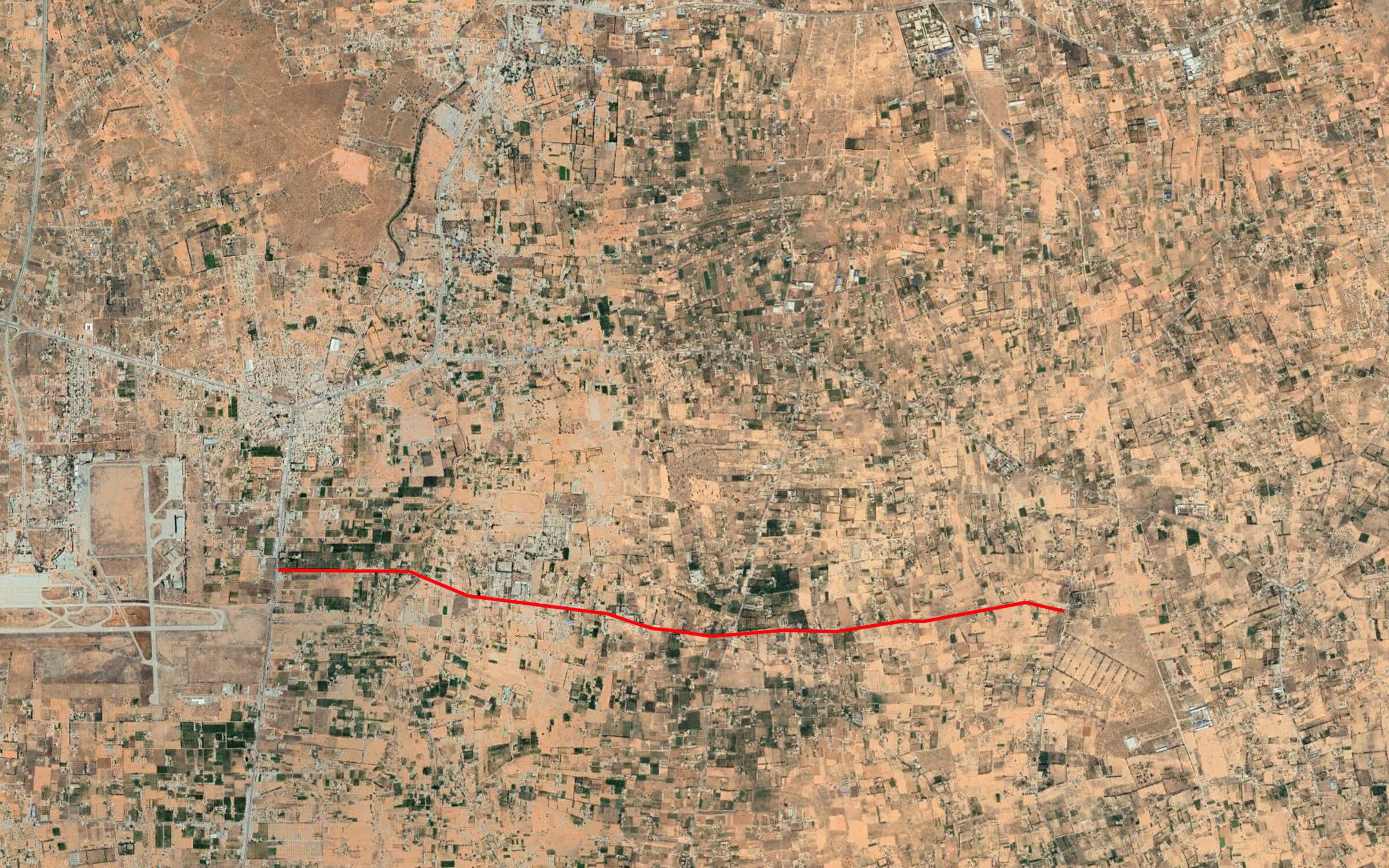 Reports of the incident mention Al Manara Road (طريق المنارة).