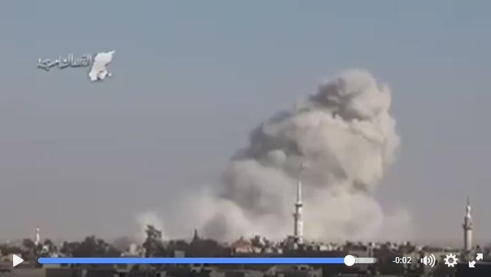 Footage captured by Orient News suggests lethal December 30th attack on Douma was an airstrike