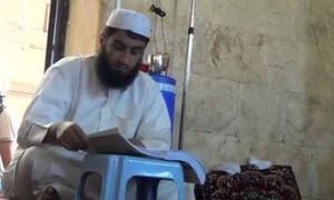 Sheikh Yones Shoaib - a senior fatah al Sham leader killed with his son and relative January 6th 2017 (via Enab Baladi)