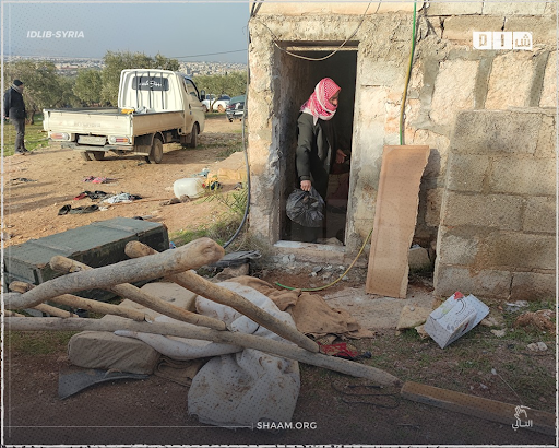 7 of 7: Shaam news uploaded photographs of the destruction and remains of the house which was targeted by a US air drop operation on February 3rd in the Atma region of northern Syria (Image via Facebook)