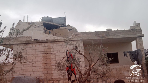 Hipa Press reported from the site of US air raid on February 3rd 2022.