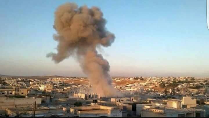 According to Euphrates Post this image depicts an airstrike on Al Basira, September 30th 2016.