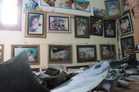 Pictures of alleged victims of NATO airstrikes in Majer on August 8th, 2011 (via Zliten Majer Massacre)