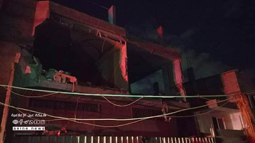 Damage caused by strikes on Rafah on May 13, 2021. (Image posted by Mohamamd Al Rantisi)