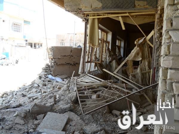 Reported scene of alleged Coalition strike on a Daesh fighter in Mosul May 23rd, which was also said to have killed his family (via News of Iraq)