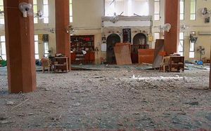 Rifai's local mosque, said to have been damaged in lethal Coalition strikes on May 21 2015