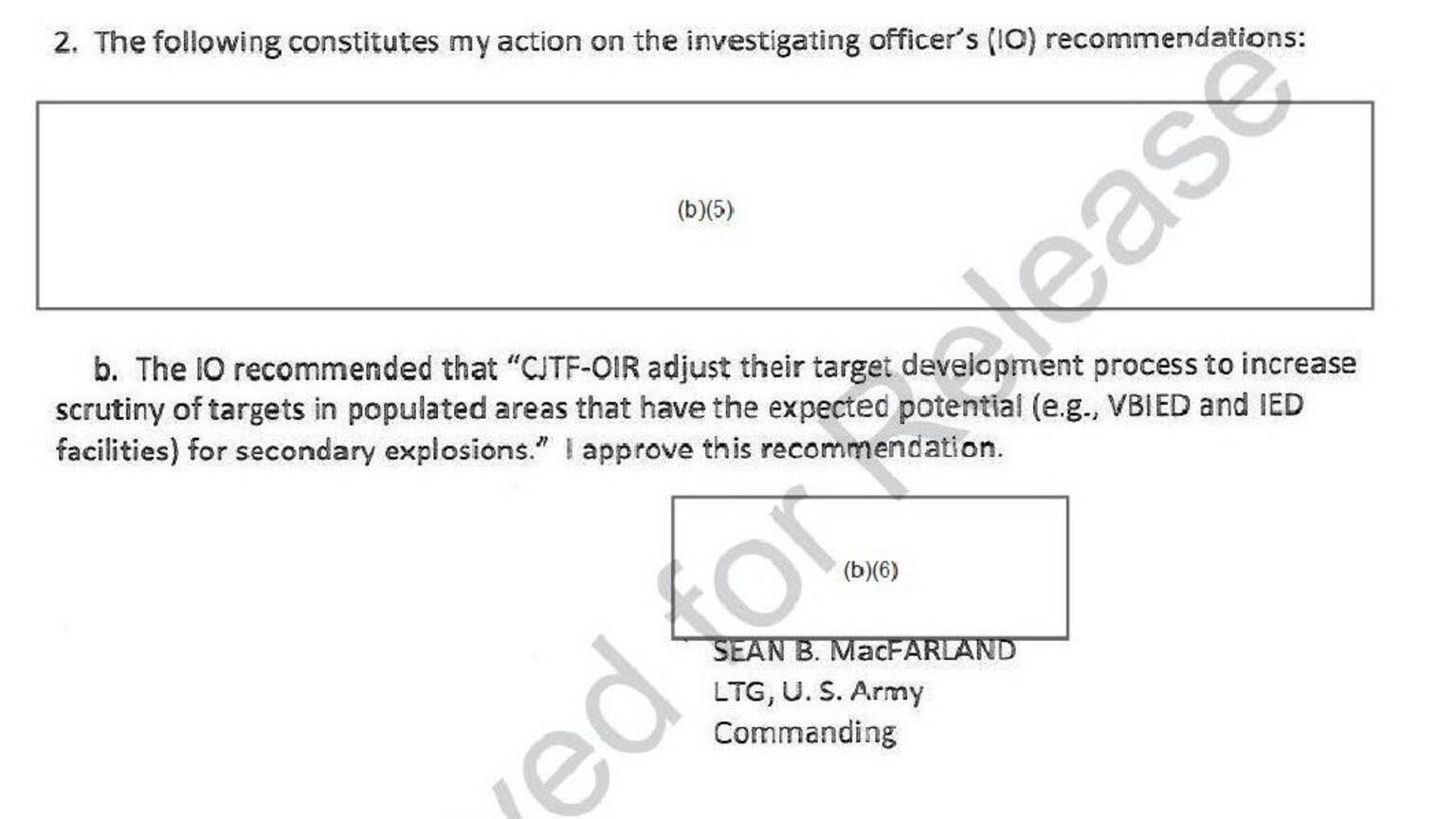 Recommendation to update the target development process in a US document released in April 2020 (via NOS).
