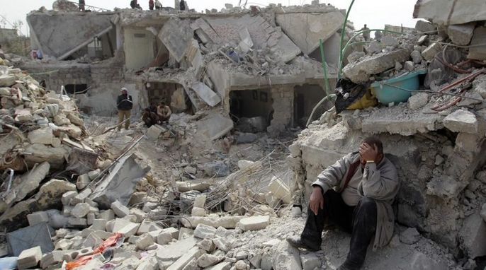 The aftermath of shelling on Al-Arabi neighbourhood in Mosul, on January 12th (via Iraqyoon)