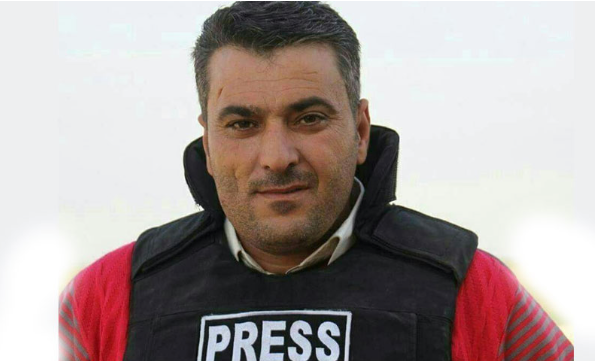 The journalist Ibrahim Al Umar from aljazeera was killed by suspected Russian warplanes (via Enab baladi news)