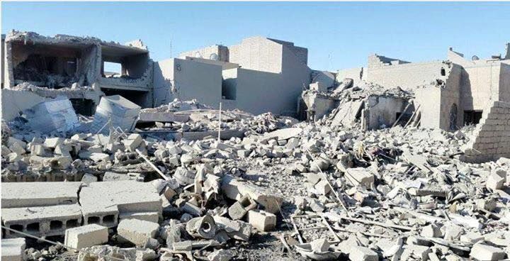 Aftermath of alleged Coalition strike on Ramadi December 3rd (Al Anbar Motny)