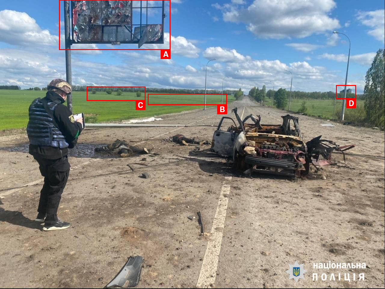 Tagged visual material from sources