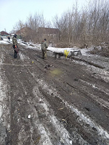 Very graphic image of person killed by alleged Russian shelling of Zolochev on March 10, 2022. (Image posted by Truexanewsua).