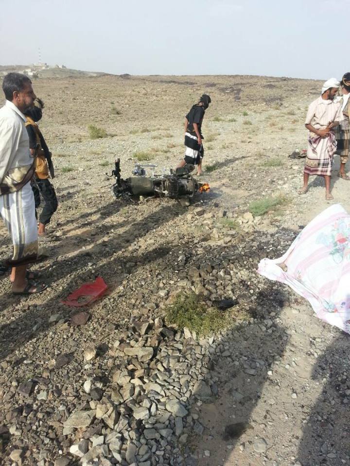 Several reports suggested that a US drone strike targeted two alleged AQAP militants on a motorbike in Al-Saru area, Sama'a district of Bayda, killing at least one (@demolinari, September 11th 2017)