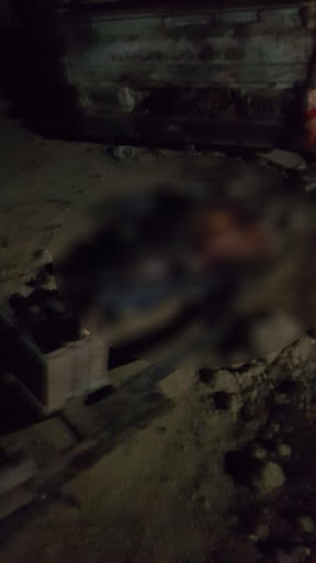 An alleged Turkish strike on a vehicle of 5 civilians in Qurunful village in Syria on Nov 20th, 2019 (via ANHA)