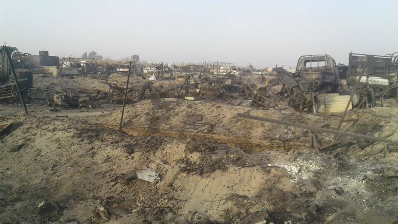On March 20th, RBSS published several pictures alongside a report that SDF "dug mass graves to bury those killed and even those merely injured" after taking control of Al-Baghouz.