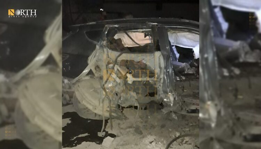 "QAMISHLI, Syria (North Press) - A fighter of the Syrian Democratic Forces (SDF) lost his life after a Turkish drone hit his car in the city of Qamishli in northeast Syria on Sunday." (North Press Agency)