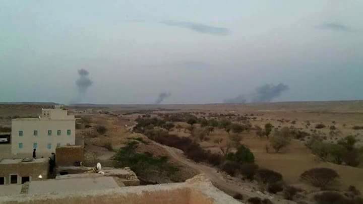 Though the US reported two strikes on April 11th in Hadramout, alleged images appeared to show at least three strike locations (Al-Mashhad Al-Yemeni, April 11th 2018)