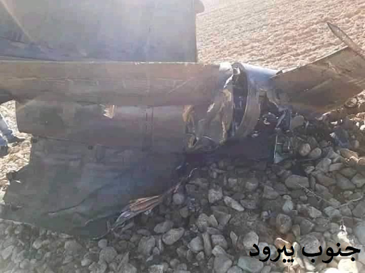 Remnants of Syrian air defence rockets/bomb showed on the Syrian TV. (via U Defence)