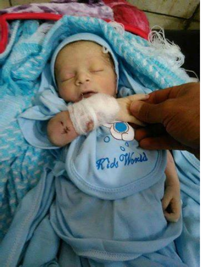 A newborn child allegedly died, 48 hours after the raid, due to wounds sustained by the mother during the raid. Some sources alleged that the mother was the nine-months pregnant sister-in-law of Arwa al-Baghdadi, and had been shot in the stomach. (@karot2525, January 31st 2017)