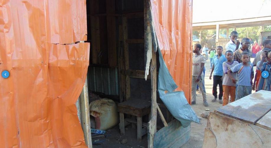 Scene of an alleged US airstrike on April 4th 2019 at Ukunji, which was said to have killed a woman and have injured six other civilians (via Garowe Online)