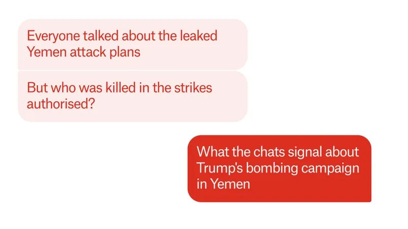 What the chats signal about Trump’s Yemen bombing campaign
