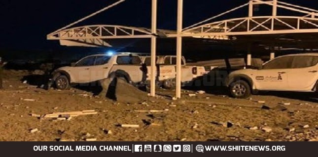 Damage to Karbala international airport which was under construction after a US airstrike on March 13th, 2020. (via shiitenews).