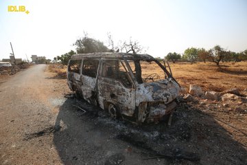 Photos of the al-Baghdadi location targeted by US forces on 26/27 October 2019. (via Idlib Plus)