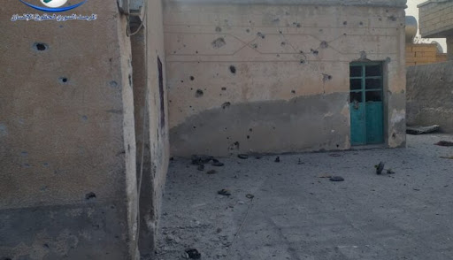 Aftermath of alleged Turkish shelling on residential areas in Ain Issa, Raqqa on Nov 28th, 2020. (via SOHR)