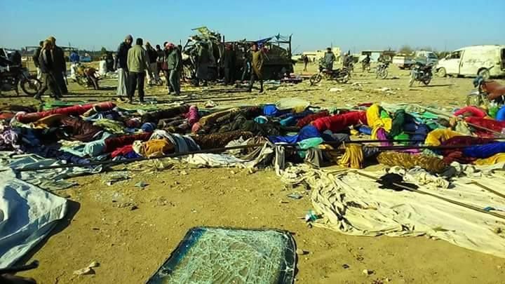 The market in Masskana following alleged Russian strikes, Dec 15th (via SNN)