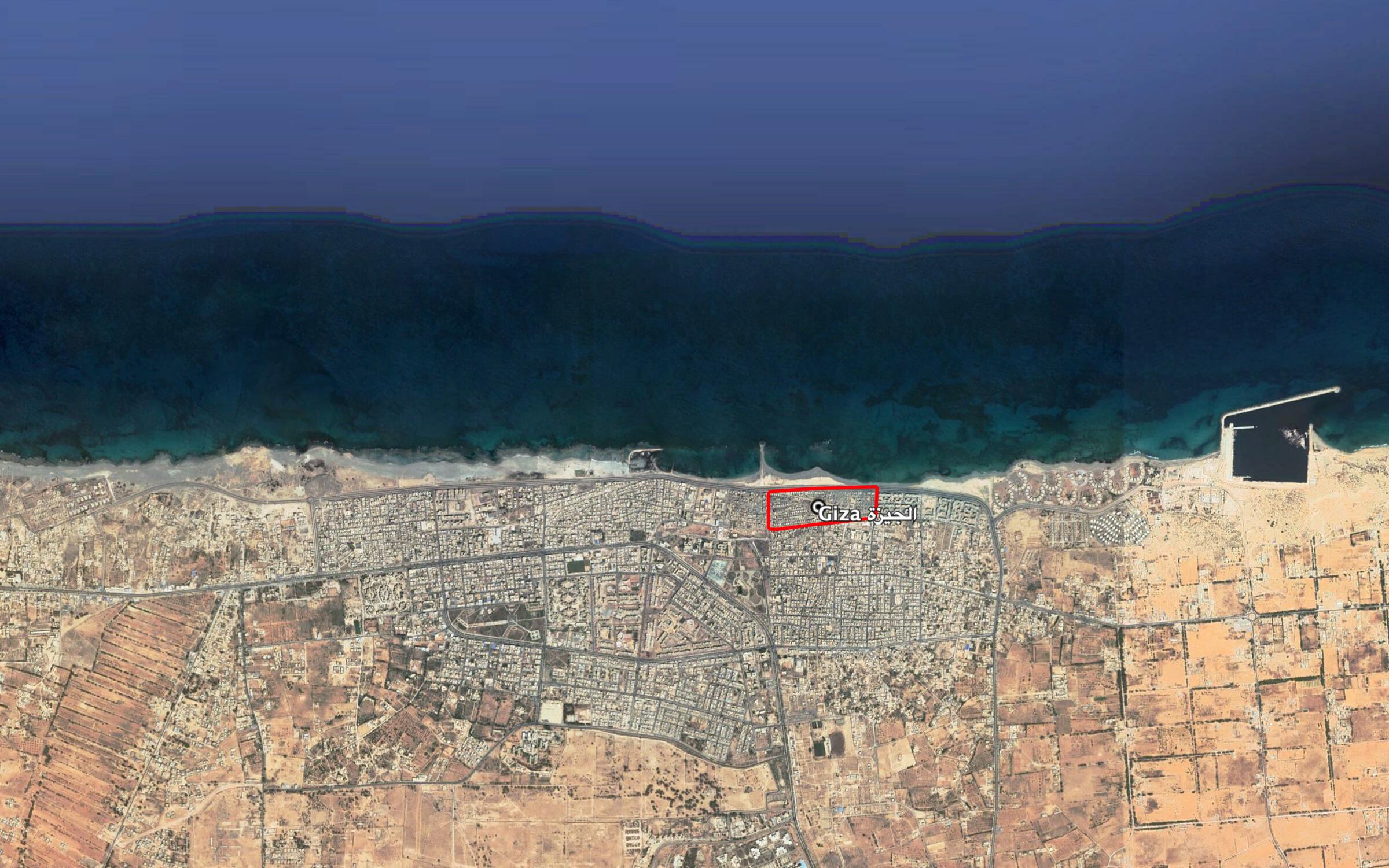 Reports of the incident mention the neighbourhood of Giza (الجيزة).
