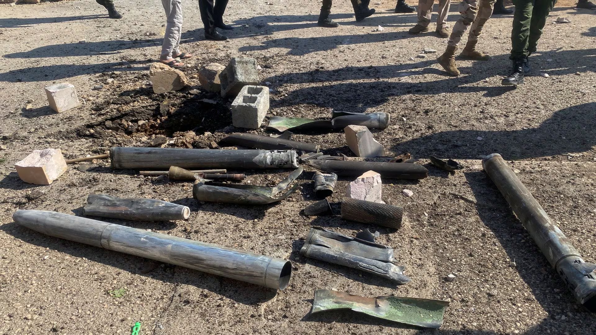 Shell casings in al-Qaim, Iraq February 3, 2024. REUTERS/Stringer Acquire Licensing Rights