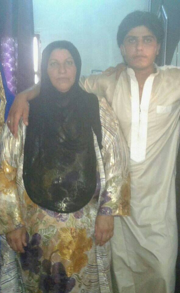 Mother and son Wassima and Shuja, killed in a reported Coaltion strike November 10th 2015 