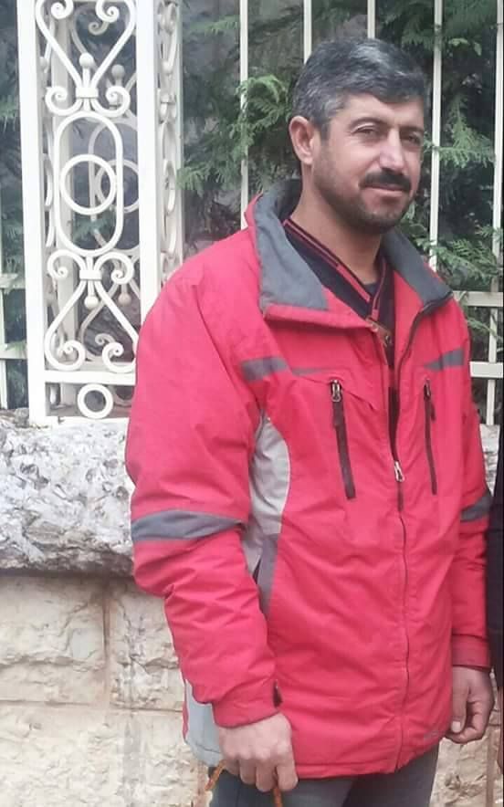 Abbas Al Sleiman, reported killed with his wife and children on December 7th at (via Hassakah Youth)