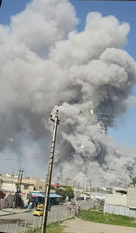 Reported Coalition strike on Mosul March 19th 2016 (via Al Ghad FM)