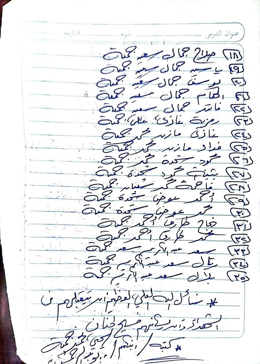 عائلة جمعة