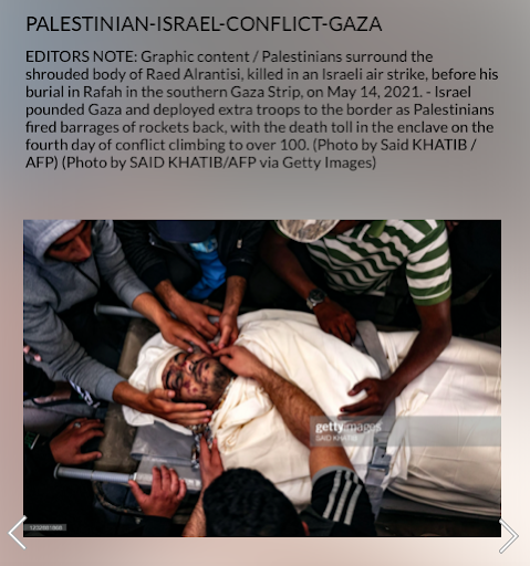 Raed Ibrahim Al-Rantissi, an alleged member of Al Qassam Brigades, was killed along with other members of his family on May 13, 2021. (Image posted by Getty Images)
