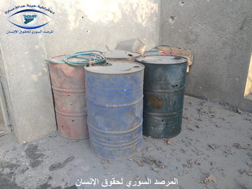Aftermath of alleged Turkish shelling on residential areas in Ain Issa, Raqqa on Nov 28th, 2020. (via SOHR)