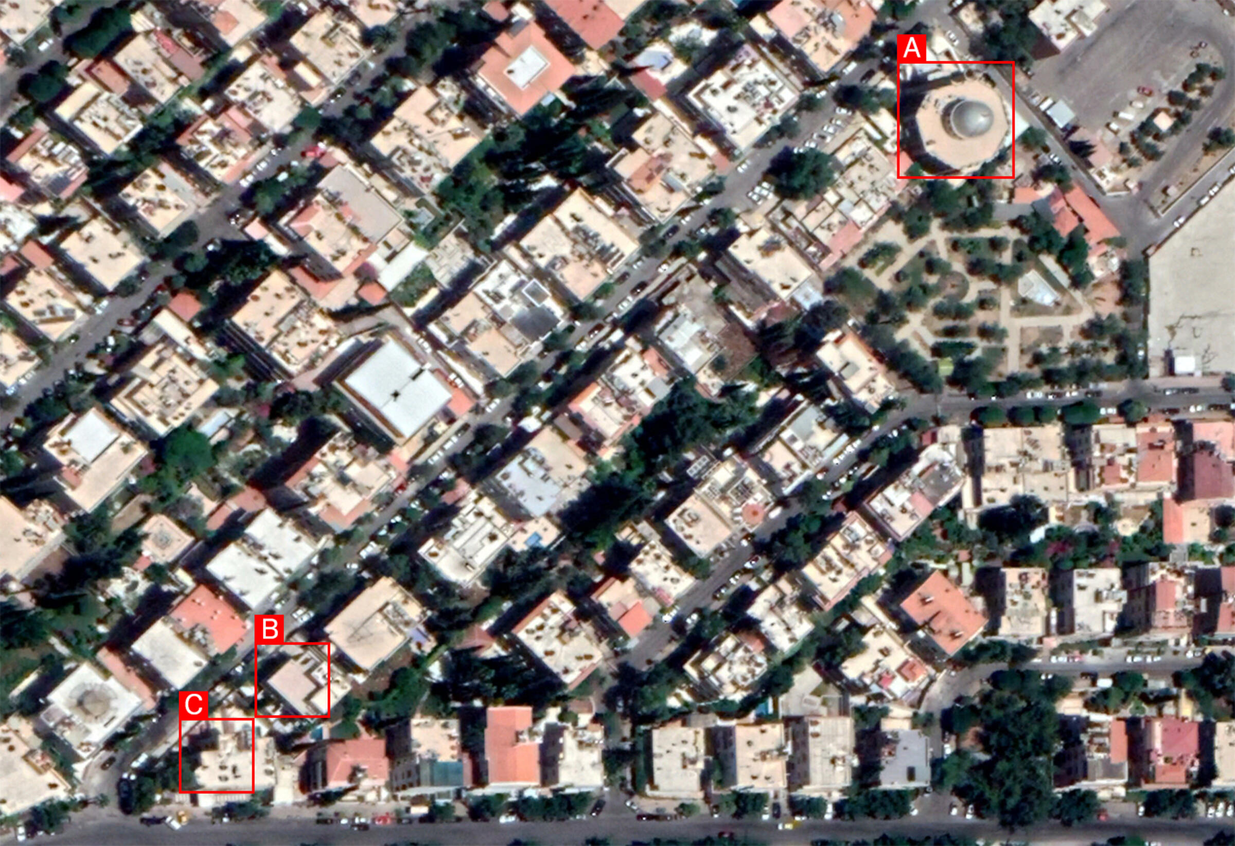 Tagged satellite imagery.