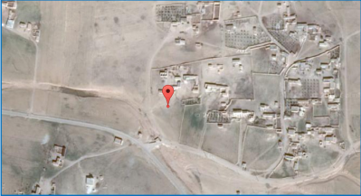 Image showing the coordinates of the village. [via: SN4HR detailed report published on May 6th 2015]