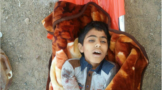 An alleged child casualty of the January 29th 2017 raid (@doamuslims, January 29th 2017)