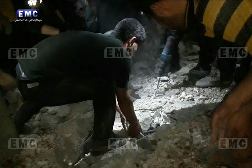 Aftermath of alleged Russian airstrikes on Zardana in Idlib, Syria on June 7th, 2018 (via EMC)