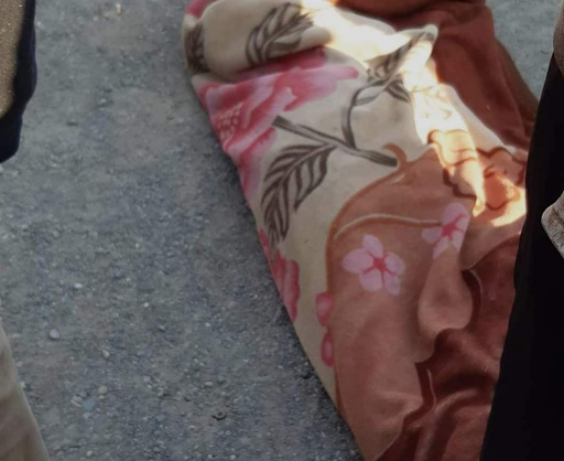 Young man killed by a Coalition vehicle on November 14, 2022. (Image posted by El Dorar News)