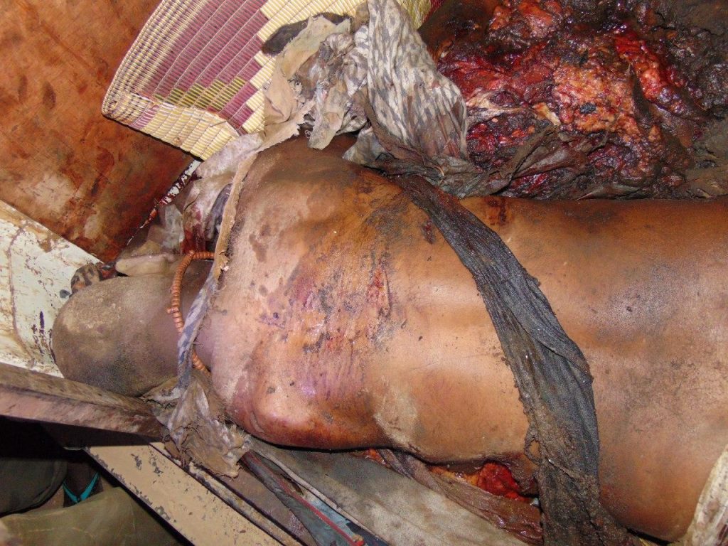 Victim of an alleged US strike near Janaale on March 10th, 2020 (via Somali Memo)