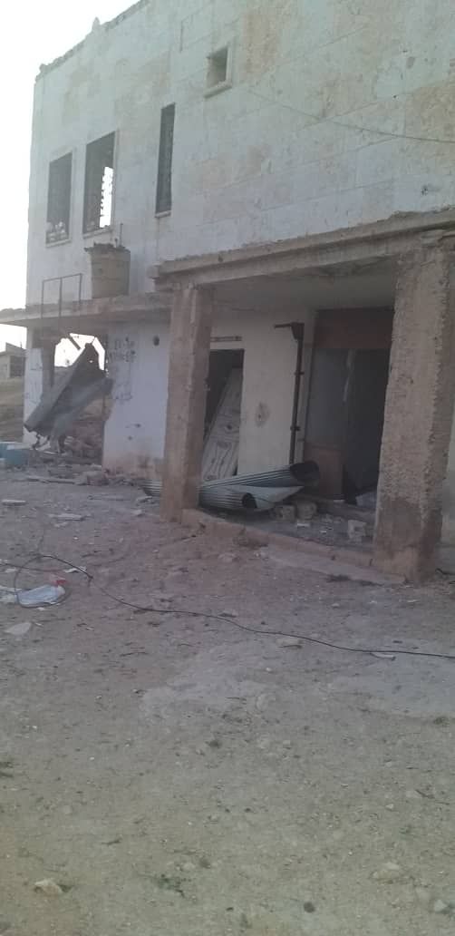 Syrian regime forces bombed a mosque in Abdin village in Idlib on May 7th (via Syrian Network for Human Rights).