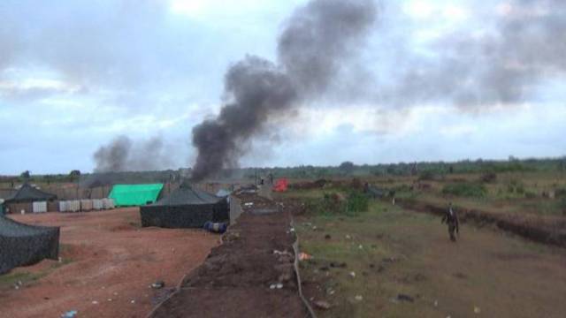 Amara in Galmudug, following an al Shabaab attack on the morning of August 24th 2021 (via Shabelle Media Network)