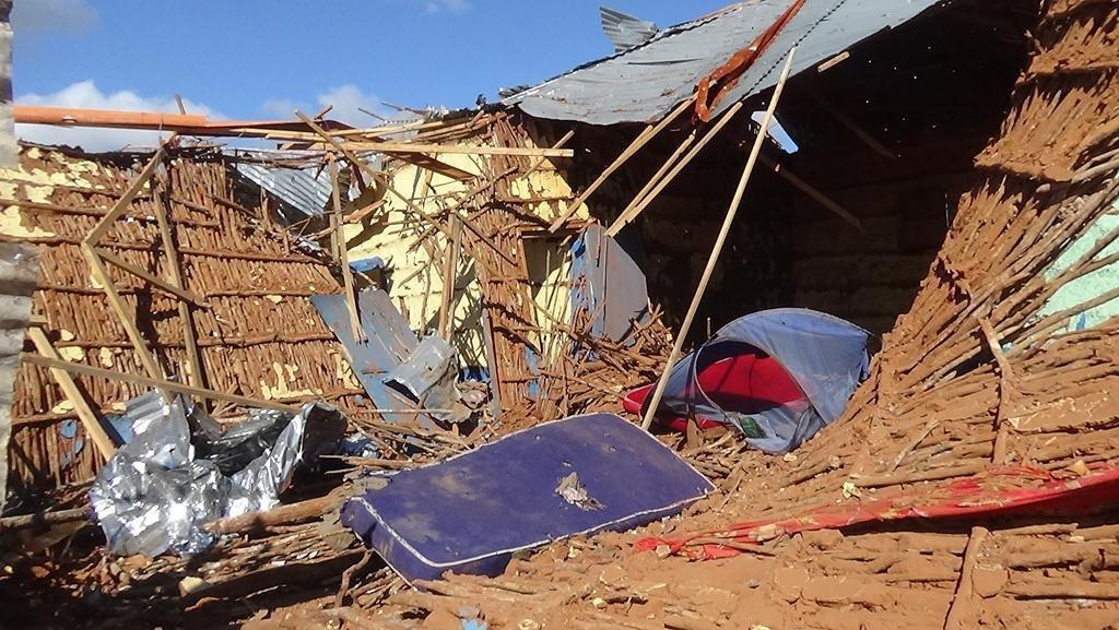 Aftermath of alleged US airstrike on Jilib on July 29h, 2020 (via Somali Memo)