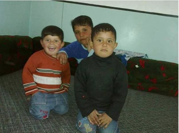 The children of Suleiman al Daher, among at least 78 civilians reported killed in a US airstrike on al Tokhar on July 18th-19th 2016 